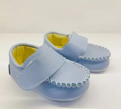 Papulin Baby Shoes 0-12 Months 3143 ჩვილის ფეხსაცმელი BLUE