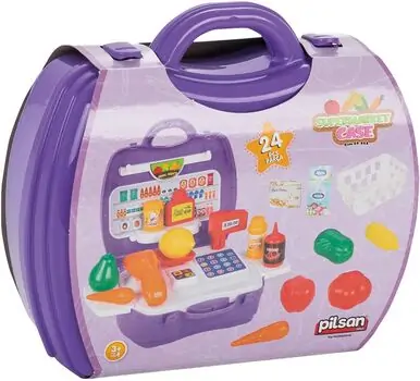 Pilsan Supermarket Suitcase 03 563 სათმაშო სუპერმარკეტის ჩანთა, 2 image