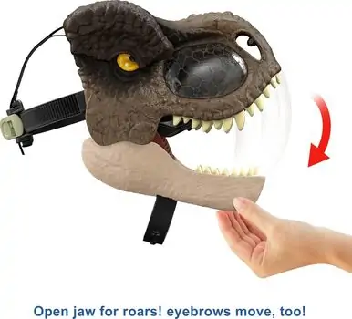 Jurassic World GWD71 Dominion Dinosaur Mask Tyrannosaurus Rex - სათამაშო დინოზავრის ნიღაბი, 4 image