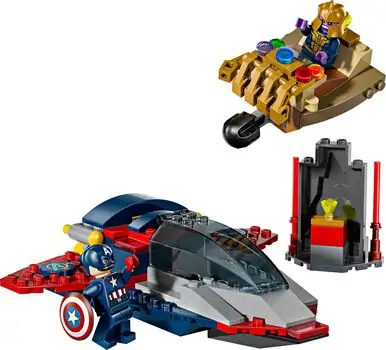 Lego Super Heroes 76319 Captain America vs. Thanos, 2 image