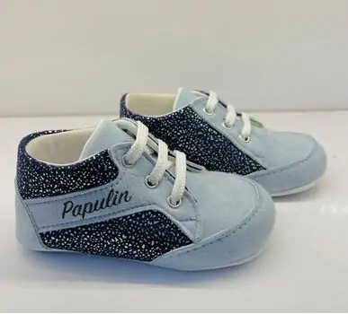 Papulin Baby Shoes 0-12 Months 4277 ჩვილის ფეხსაცმელი BLUE