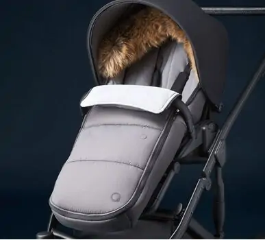 Anex Footmuff HUG 6+ Dark Grey ეტლის ფეხსაფარი