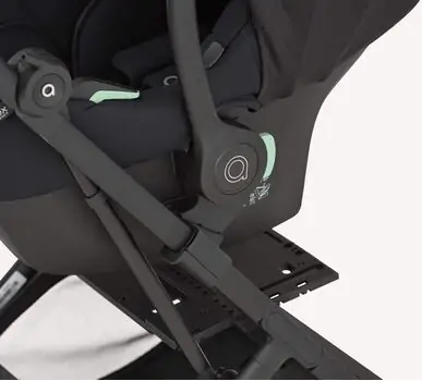 Anex Air-X² Adapters Black - ავტოსავარძლის ადაპტერი ეტლისთვის