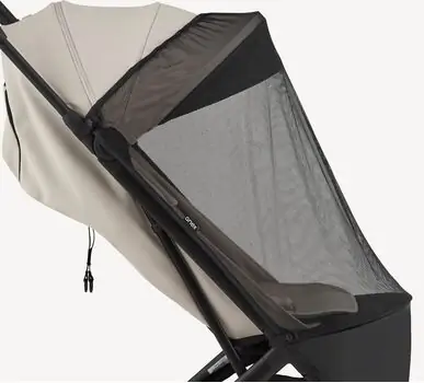 Anex Air-X² Mosquito Net Black - საბავშვო ეტლის მწერებისგან დამცავი ბადე, 3 image