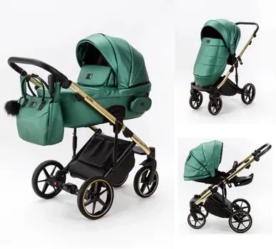 Adamex Lumi Air 3 in 1 Stroller SM500 - საბავშვო ეტლის კომპლექტი, 2 image
