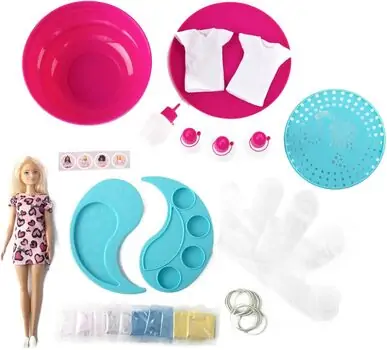 Barbie BRB-48 Tie Dye Creator Doll & Dresses  -  ბარბის თოჯინა, 5 image