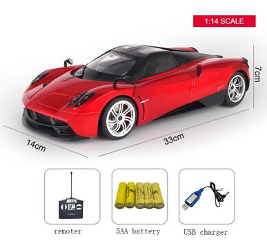 Remote Control Red Adar Sports Car - სათამაშო დისტანციურად მართვადი მანქანა, 2 image