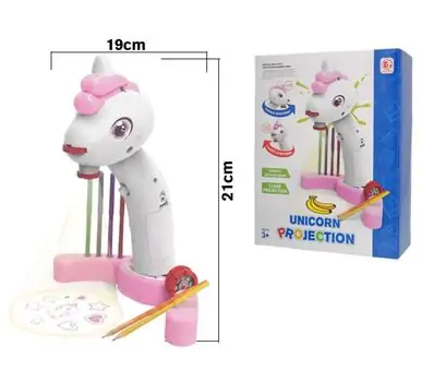 Unicorn Projection Painting Set - სახატავი პროექტორის ნაკრები, 4 image