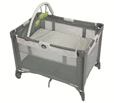 Graco 1801373 ON THE GO PASADENA ორ დონიანი საწოლ-მანეჟი, 3 image