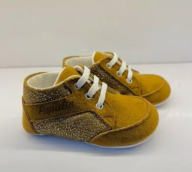 Papulin Baby Shoes 0-12 Months 4277 ჩვილის ფეხსაცმელი BROWN