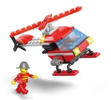 Air Patrol (PCS0480) PEIZHI CITY RESCUE-ს საბავშვო კონსტრუქტორი 0481, 2 image