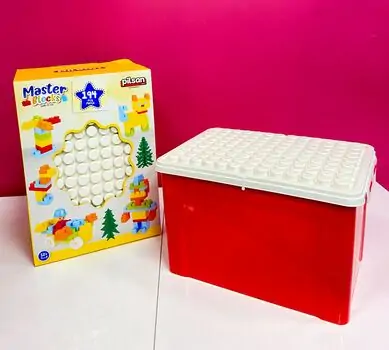 MASTER BLOCKS W ACCESSORIES 194 PCS Pilsan-ის სათამაშო კუბიკები 03 572