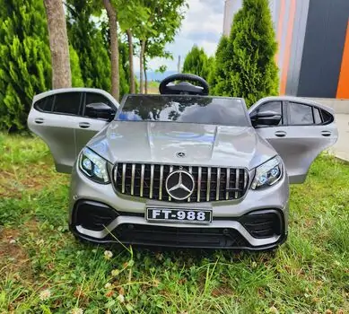 Mercedes New MLS Grey - ელექტრო მანქანა კაუჩუკის საბურავებით და ტყავის სავარძლით, 3 image