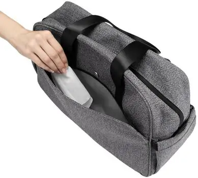 KikkaBoo Mama bag Chelsea Grey 2025 დედის ჩანთა, 4 image