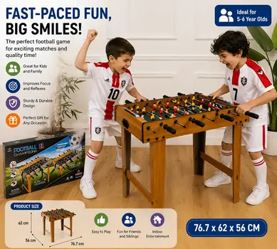 Wooden Tabletop Football  - სამაგიდო ხის ფეხბურთი
