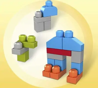 MEGA BLOKS Animal Bucket სათამაშო კონსტრუქტორი ცისფერი, 6 image