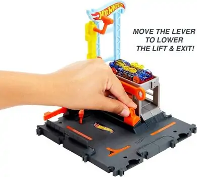Hot Wheels City Downtown Car Park Playset ჰოთ ვილსის ტრასა, 3 image