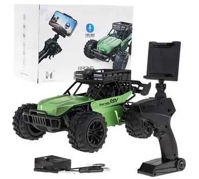Off-Road Car with Remote Control, Camera And Wi-Fi - სათამაშო მანქანა დისტანციური მართვით და კამერით