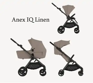 Anex IQ Basic 3x1 linen - საბავშვო ეტლის კომპლექტი