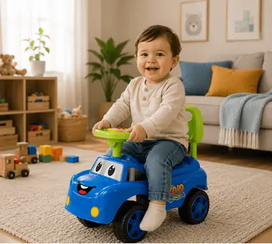 Ride On Car Move On Blue - გადასაჯდომი მანქანა