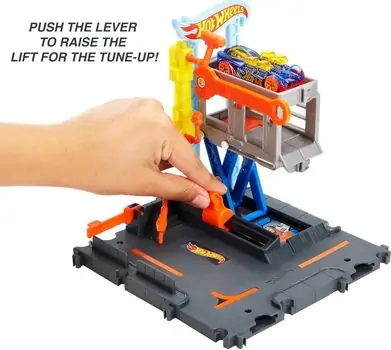 Hot Wheels City Downtown Car Park Playset ჰოთ ვილსის ტრასა, 6 image