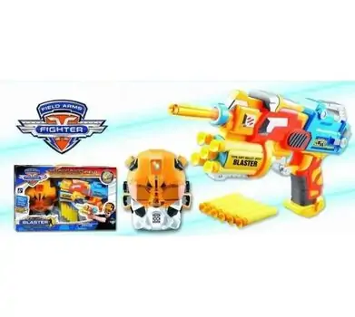 Super Blaster Sharp-Shooter - სათამაშო თოფი აქსესუარებით