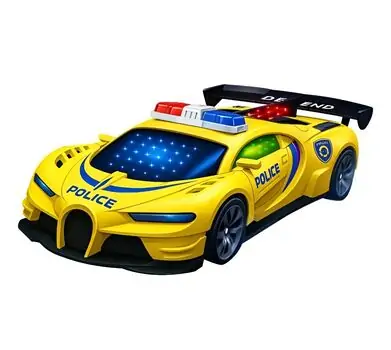 RC Police Car 3D Lighting - სათამაშო დისტანციური მანქანა განათებით
