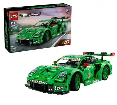 Lego Technic 42224 Porsche 911 GT3 R REXY AO Racing Car
