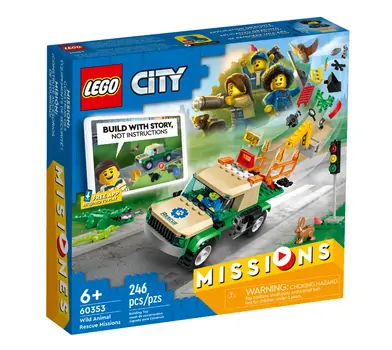 LEGO City 60353 Missions Wild Animal Rescue Missions, 2 image