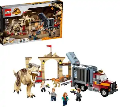 LEGO Jurassic World  76948 T. rex & Atrociraptor Dinosaur Breakout