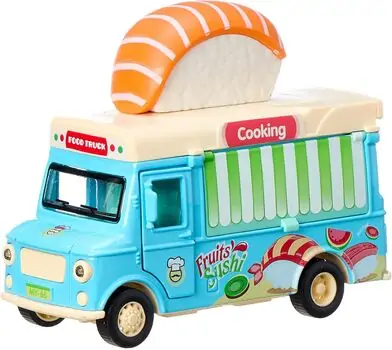 Fruit Sushi Pull Back Truck - სათამაშო მექანიკური მანქანა