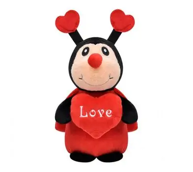 Fluffy Lady Bug - რბილი სათამაშო ჭიამაია