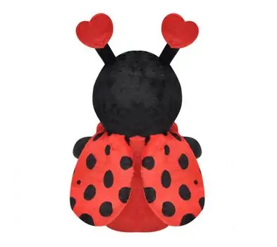 Fluffy Lady Bug - რბილი სათამაშო ჭიამაია, 2 image
