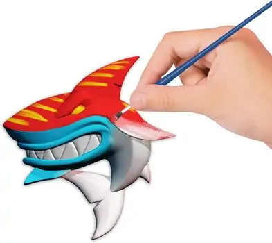 Koopman Plaster Pint Dino Shark - სათამაშო გასაფერადებელი ზვიგენი, 2 image