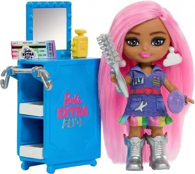 Barbie Extra Fly Jet Playset HPF72 - ბარბის სათამაშო თვითმფრინავის ნაკრები, 5 image