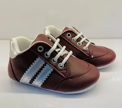Papulin Baby Shoes 0-12 Months 2113 ჩვილის ფეხსაცმელი BROWN