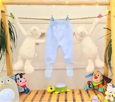 Baby Pants Blue - ახალშობილის შარვალი