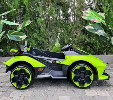 Lamborghini V12 Sports Car Green - ელექტრო მანქანა, 3 image