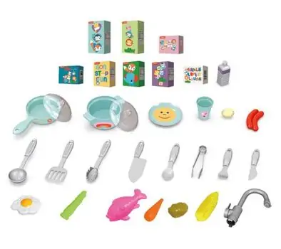 Fisher Price Kitchen - ფუნქციური სათამაშო სამზარეულო, 10 image