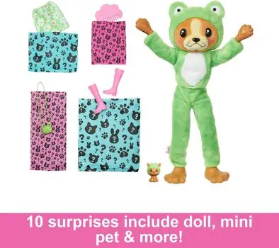 Barbie Cutie Reveal Dolls Cute Costume Series თოჯინა ფერის ტრანსფორმაციით, 4 image