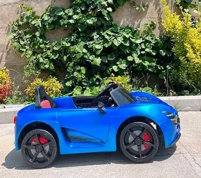 Ferrari Electric Car Painting Blue - ელექტრო მანქანა, 4 image