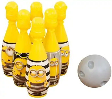 Despicable me Bowlingset Sambro-ს სათამაშო ბოულინგი MIN13-3179-FO, 3 image