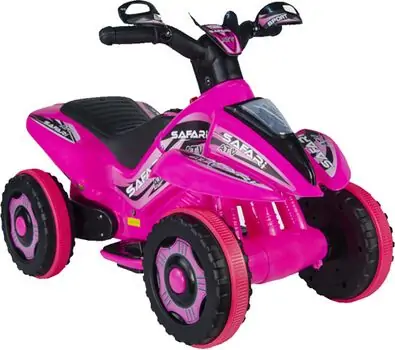 UJ Toys Safari Pink - საბავშვო კვადროციკლი, 3 image