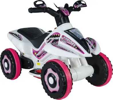UJ Toys Safari White Pink - საბავშვო კვადროციკლი