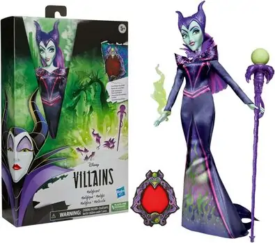 Disney Villains Maleficent Fashion Doll მალეფისენტის სათამაშო ფიგურა