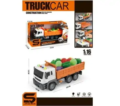Multifunction City Truck With Music And Light - სათამაშო სატვირთო მანქანა