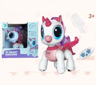Cute Friends & Inteligent Unicorn With Wings - სათამაშო რობოტი უნიქორნი ფრეთებით