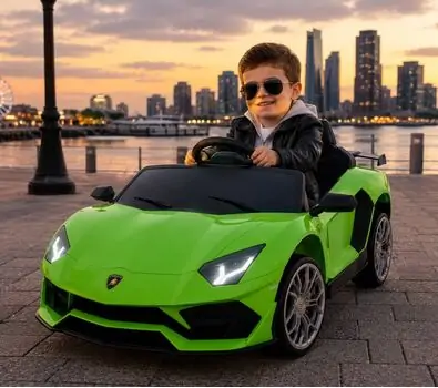 Lamborghini Aventador Green - ელექტრო მანქანა, 5 image
