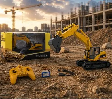 Remote Control Excavator Toy - დისტანციური მართვის ტრაქტორი