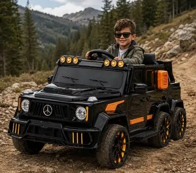 Mercedes Benz G63 AMG Car Black - ელექტრო მანქანა